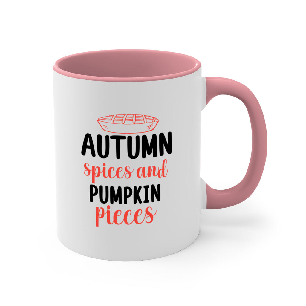 Autumn spices and pumpkin pieces 32#- fall-Mug / Coffee Cup