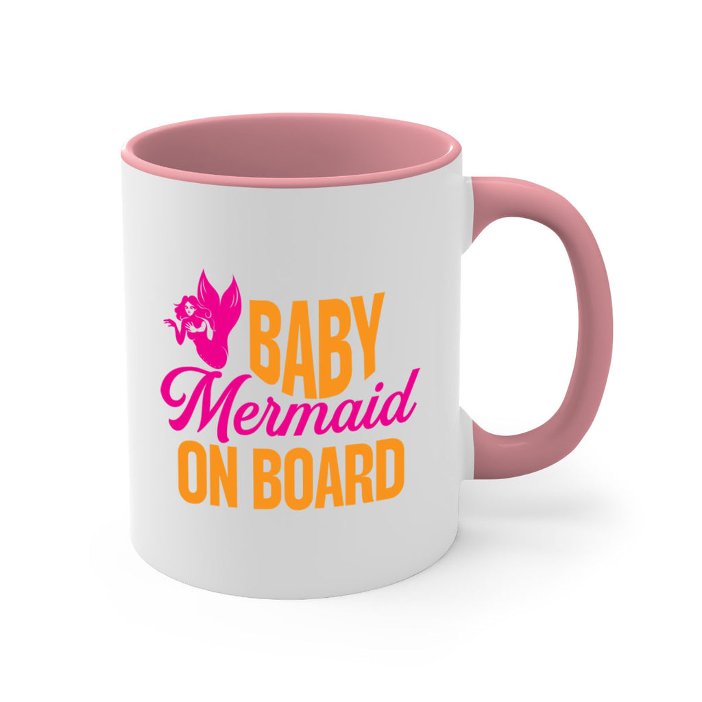 Baby Mermaid On Board 22#- mermaid-Mug / Coffee Cup