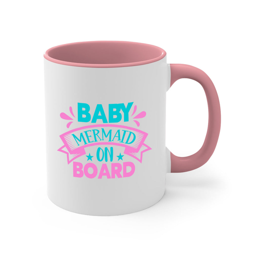 Baby Mermaid On Board 27#- mermaid-Mug / Coffee Cup