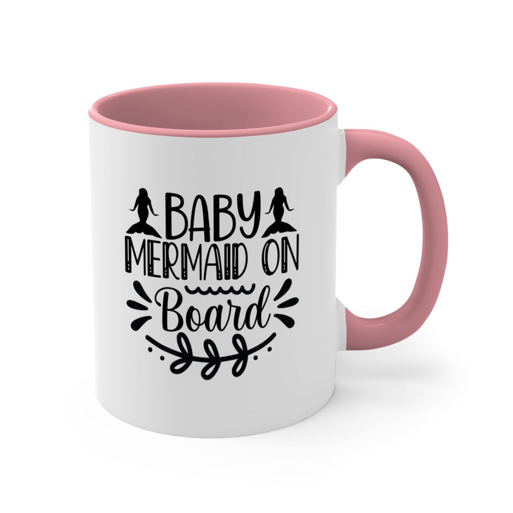 Baby mermaid on board 30#- mermaid-Mug / Coffee Cup