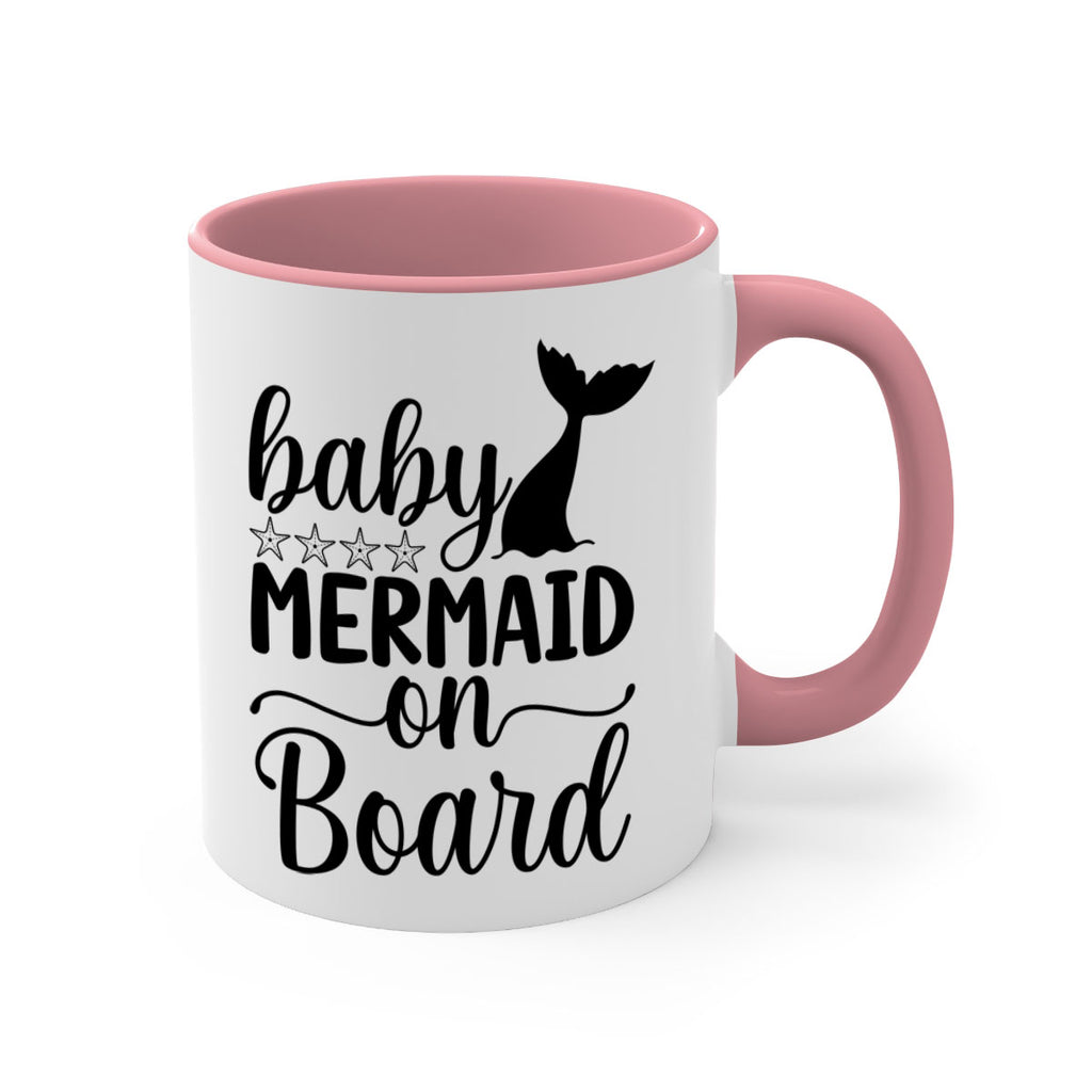 Baby mermaid on board 36#- mermaid-Mug / Coffee Cup