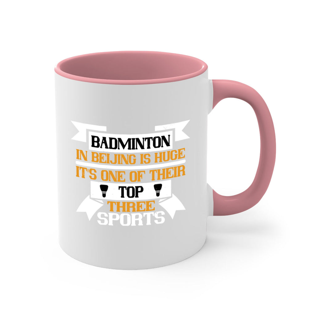 Badminton in Beijing is huge its one of their top three sports 1672#- badminton-Mug / Coffee Cup