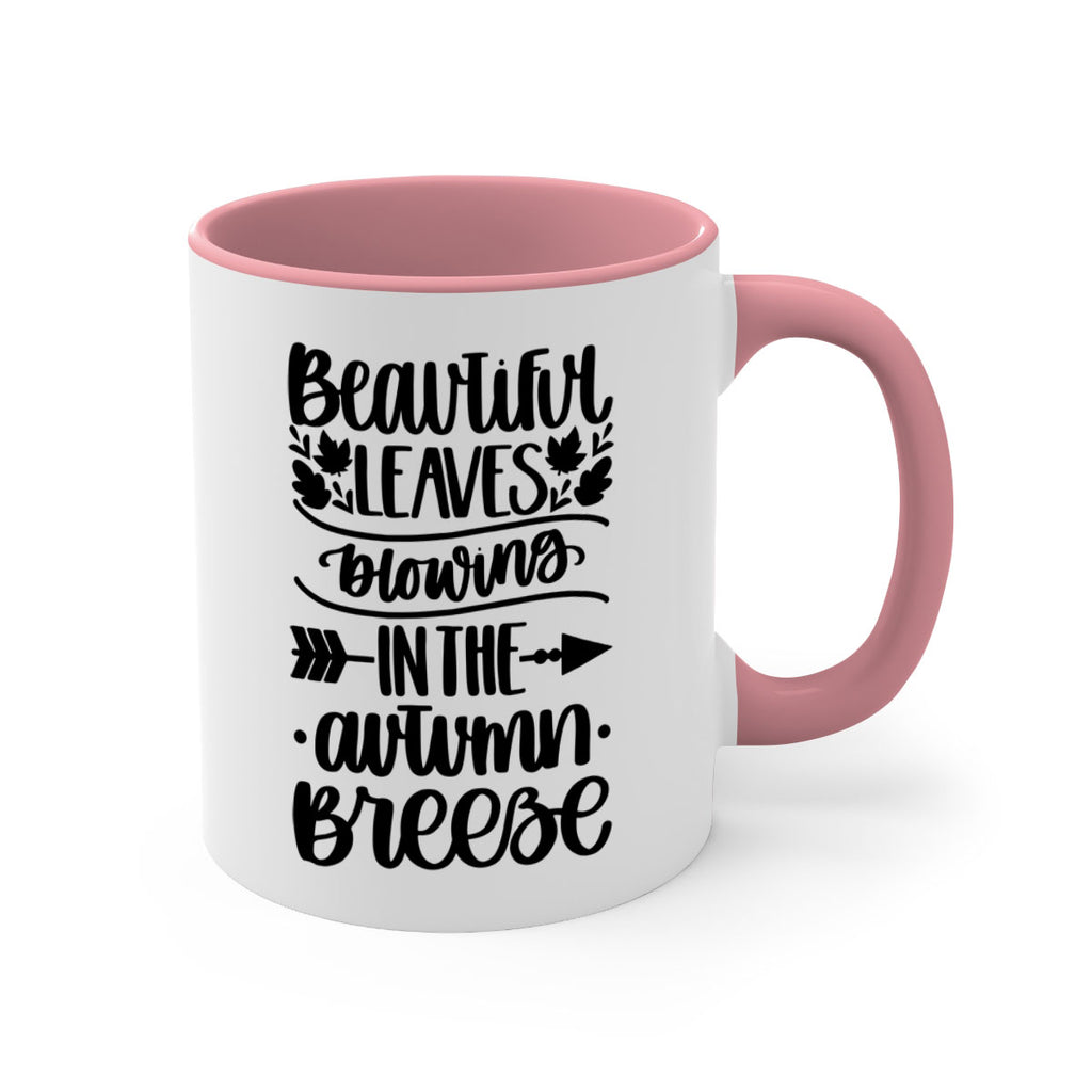 Beautiful Leaves Blowing In The Autumn Breeze 479#- fall-Mug / Coffee Cup