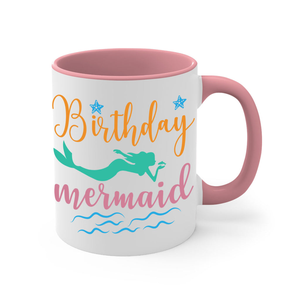 Birthday Mermaid Design 79#- mermaid-Mug / Coffee Cup