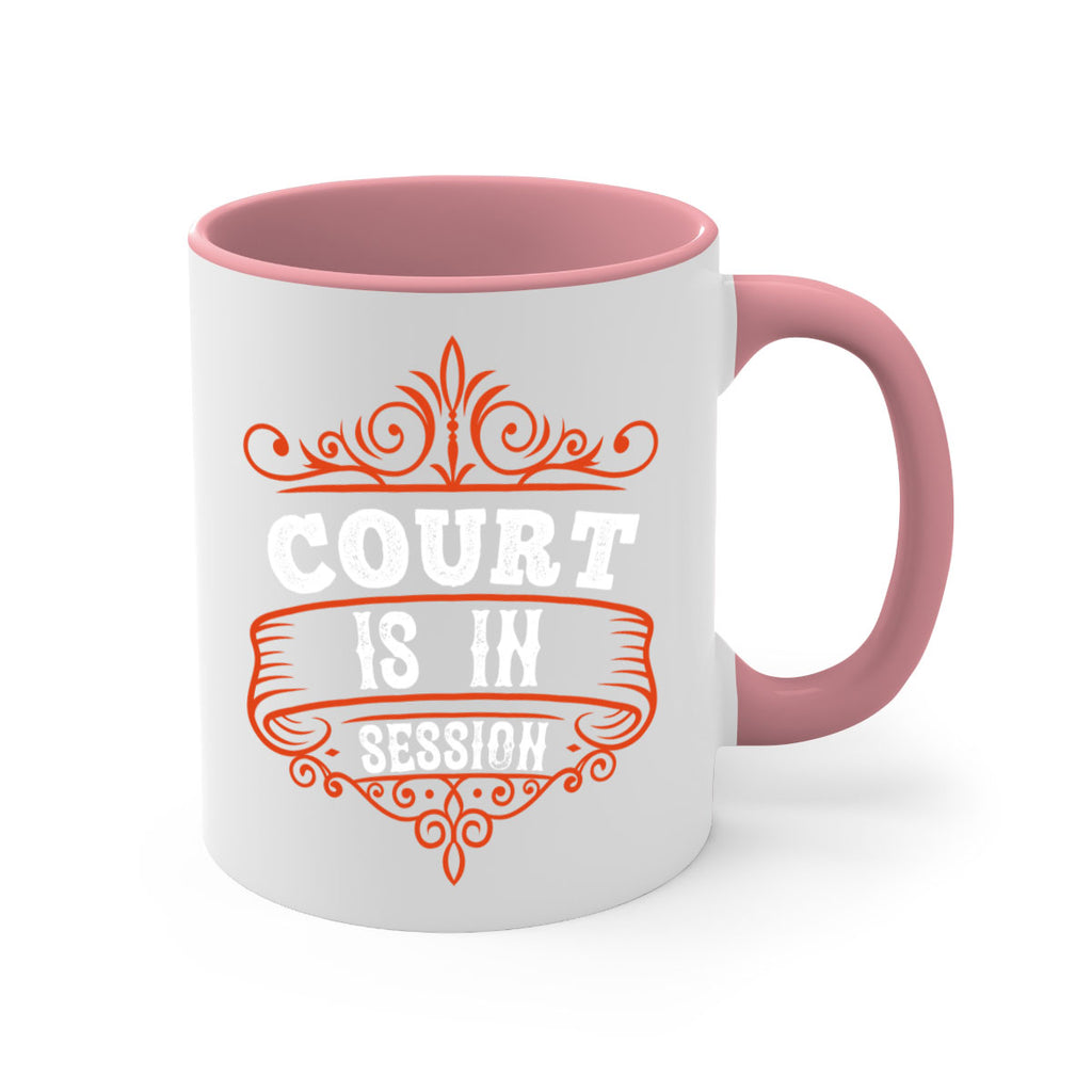 Court is in ball session 1570#- basketball-Mug / Coffee Cup