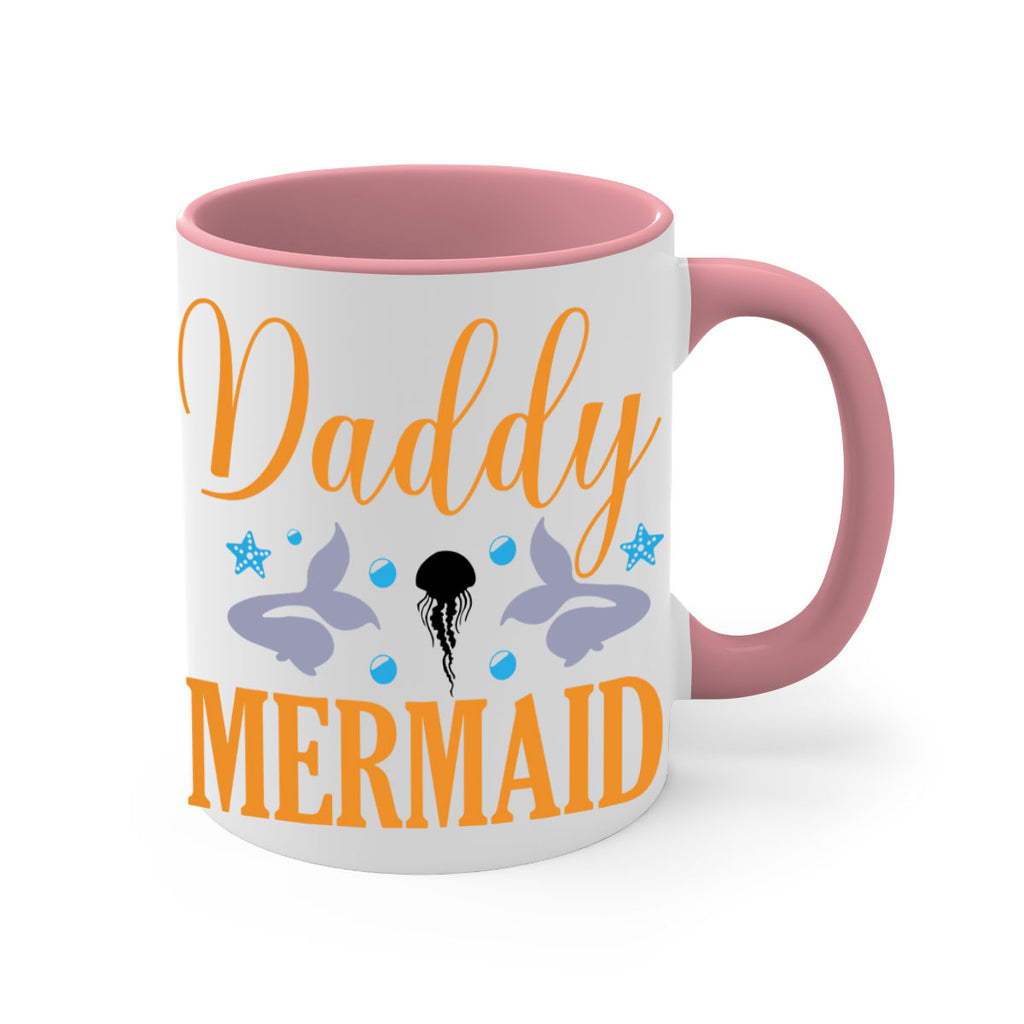 Daddy Mermaid Design 113#- mermaid-Mug / Coffee Cup