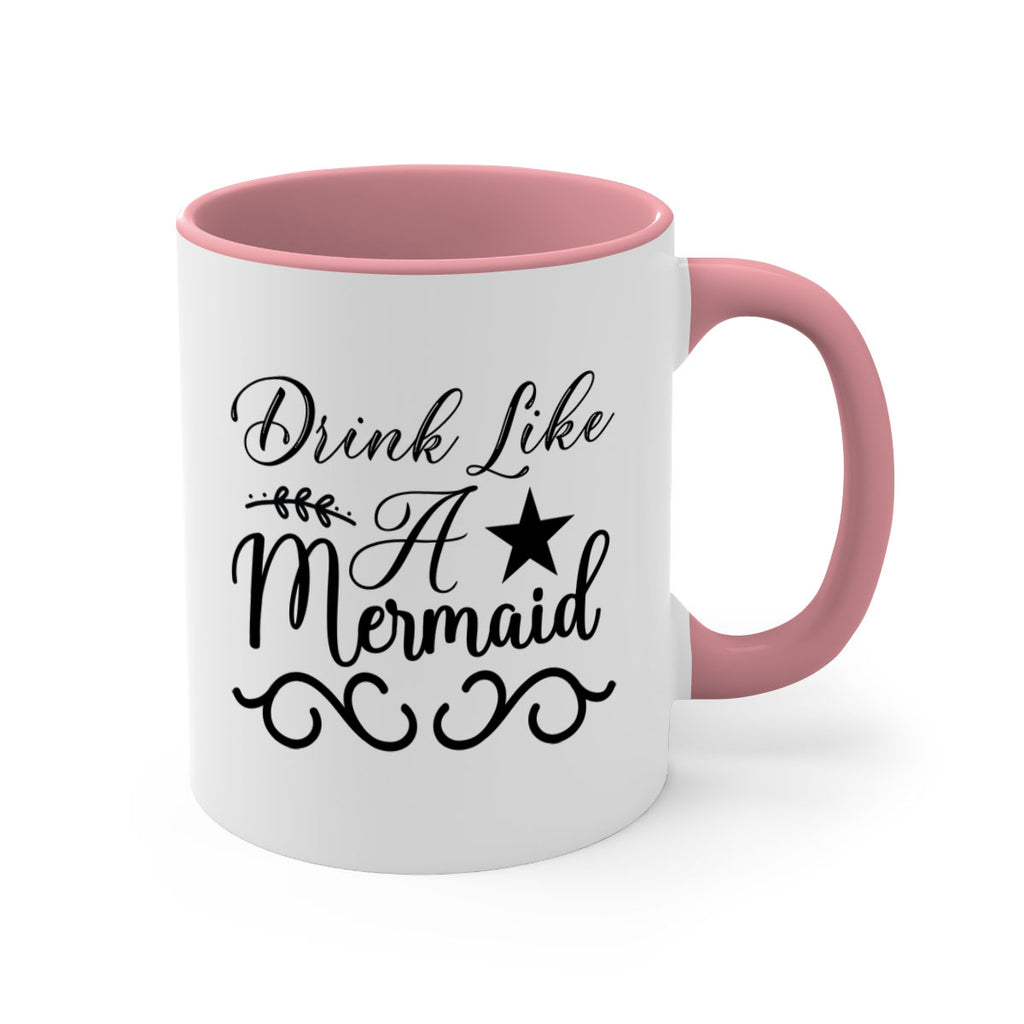 Drink like a mermaid 144#- mermaid-Mug / Coffee Cup