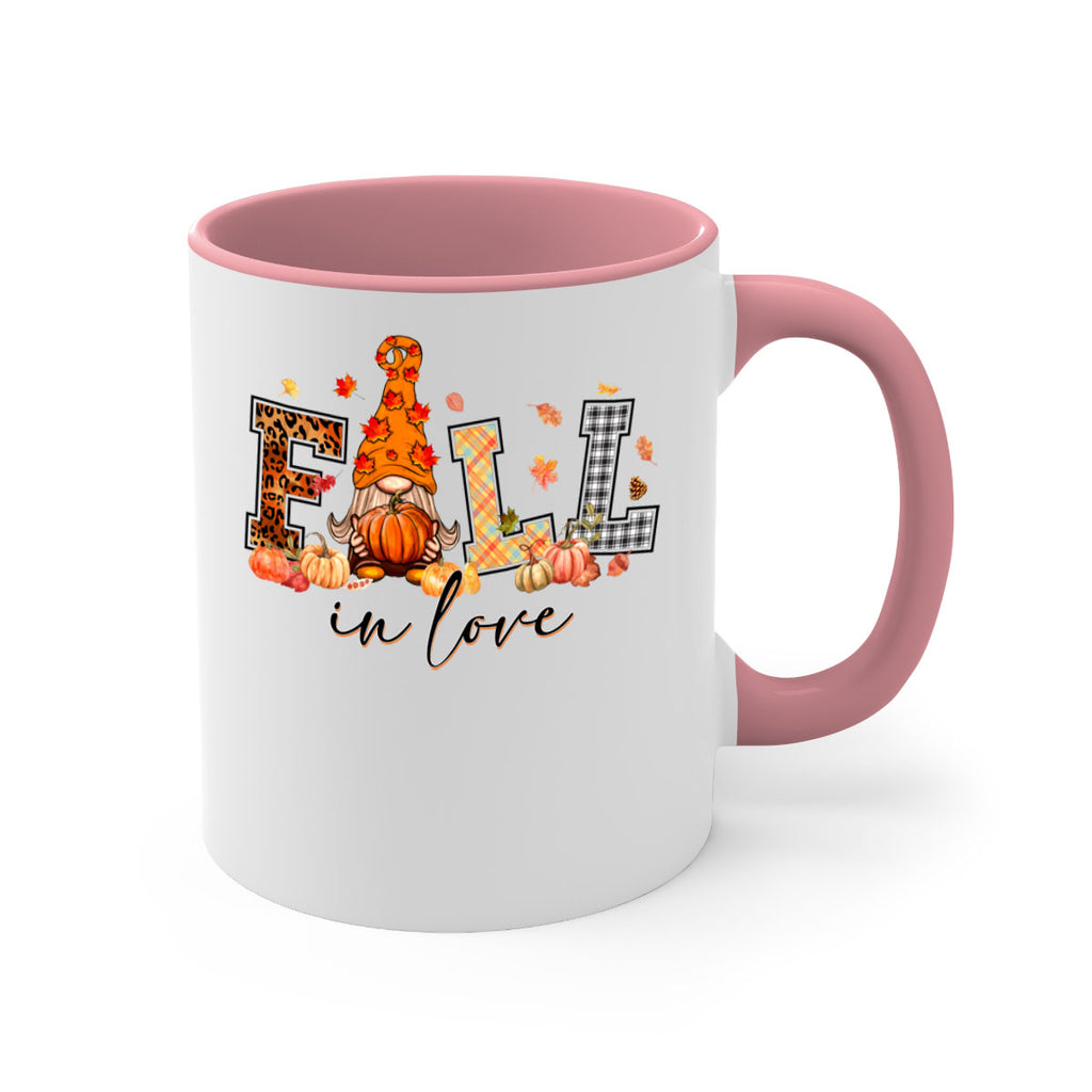 FALLinloveFallGnome 151#- fall-Mug / Coffee Cup