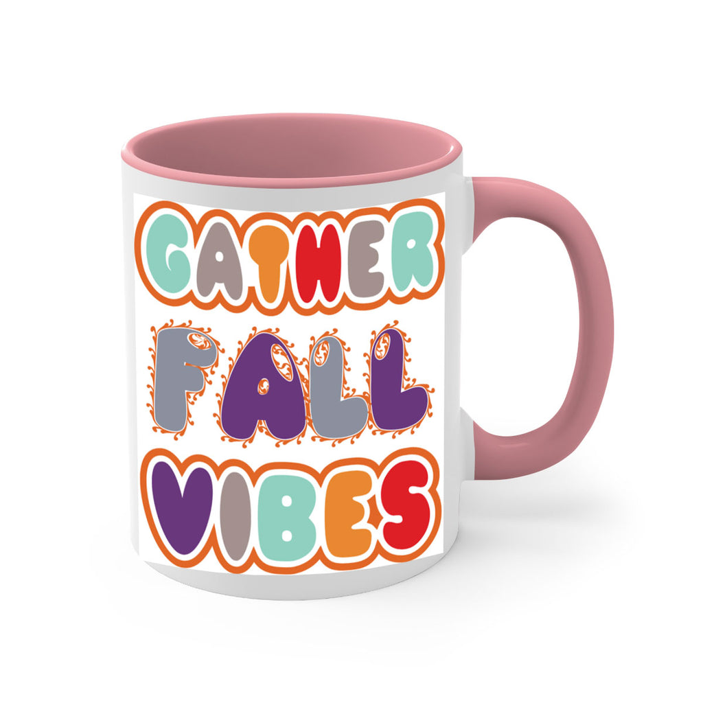 GatherFallVibesdesign 190#- fall-Mug / Coffee Cup