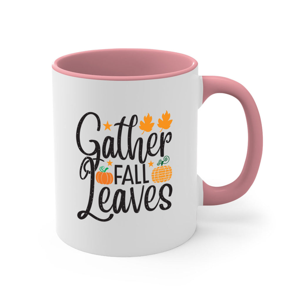 Gatherfallleaves 189#- fall-Mug / Coffee Cup