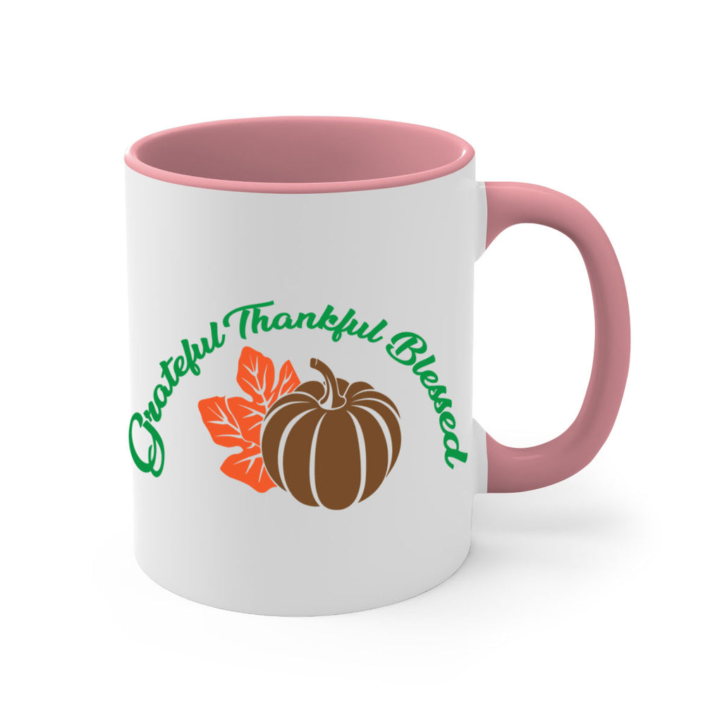 Grateful Thankful Blessed 214#- fall-Mug / Coffee Cup