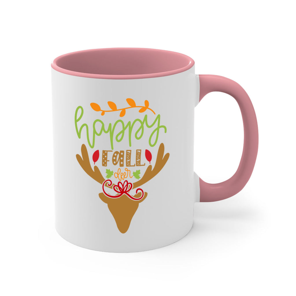 Happy Fall deer 219#- fall-Mug / Coffee Cup