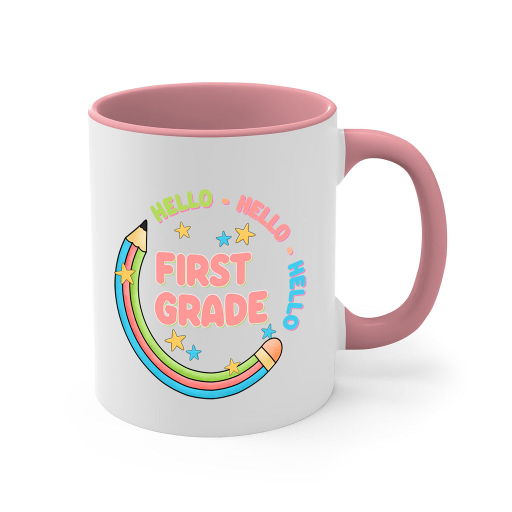 Hello 1st Grade Pencil 15#- First Grade-Mug / Coffee Cup