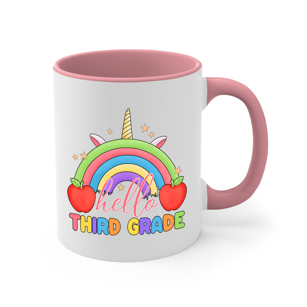 Hello 3rd Grade Unicorn Rainbow 13#- Third Grade-Mug / Coffee Cup