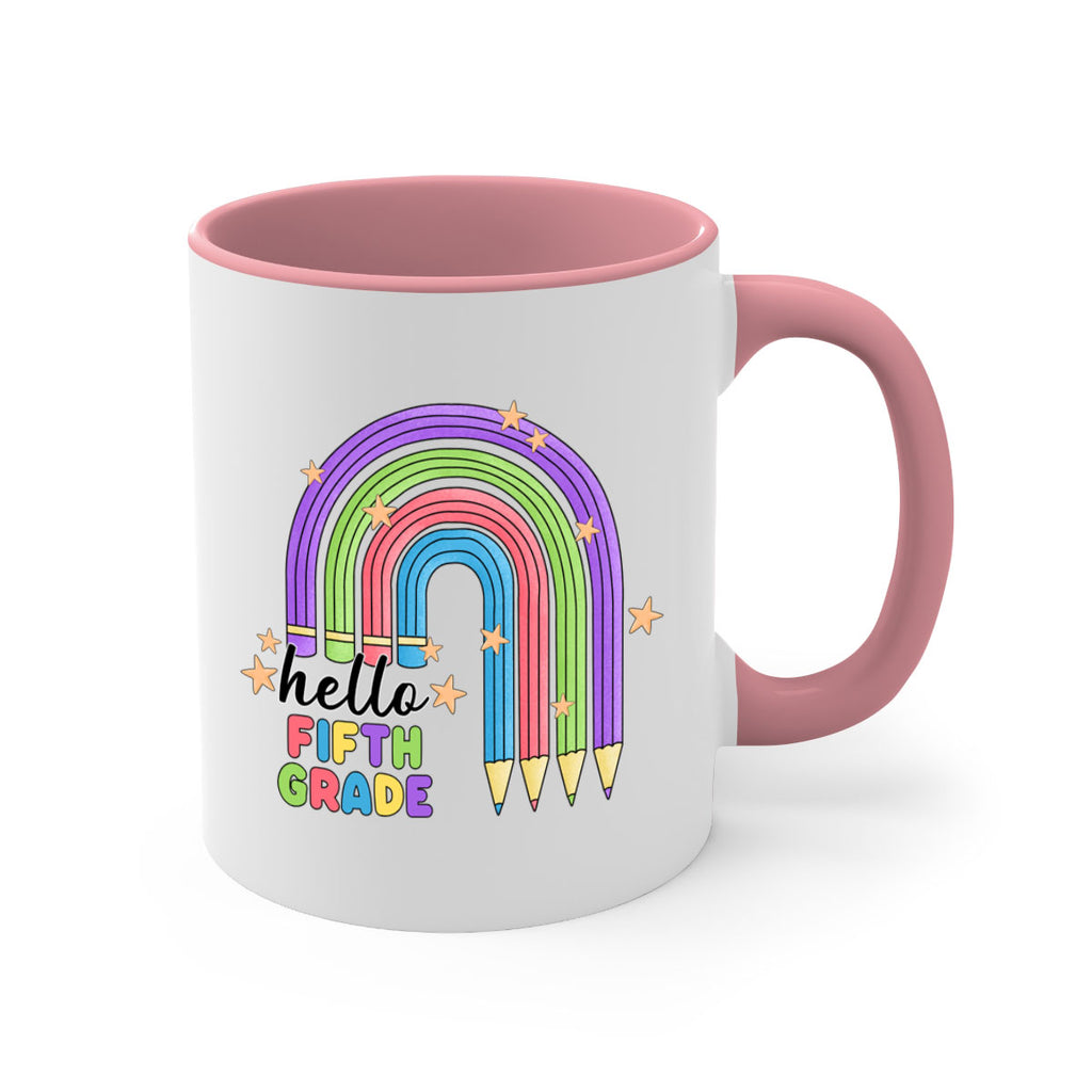 Hello 5th Grade Pencil Rainbow 13#- 5th grade-Mug / Coffee Cup
