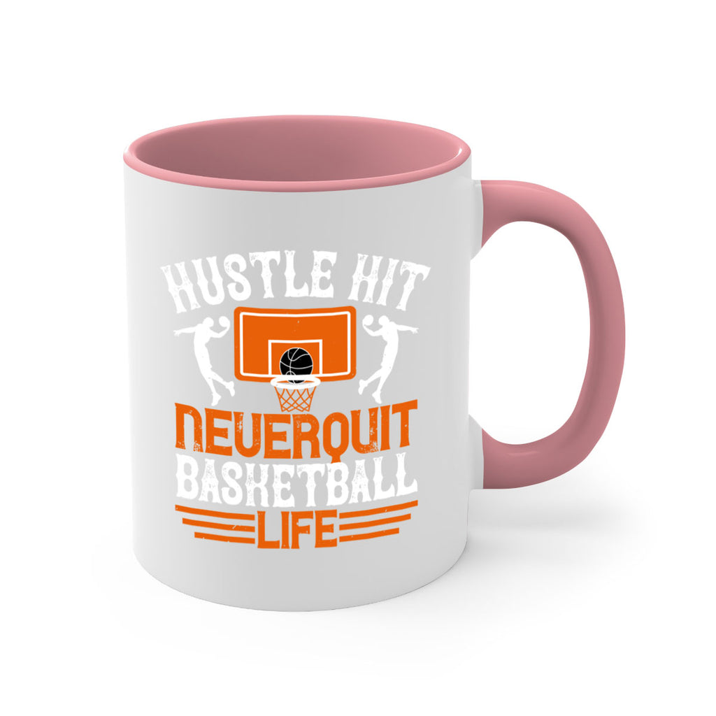 Hustle hit Never quit basketball life 2265#- basketball-Mug / Coffee Cup