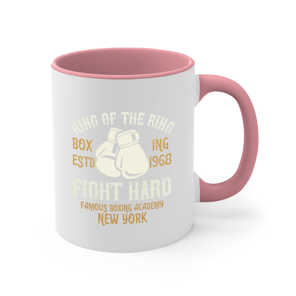 King Of The Ring Boxing Estd Fight Hard Famous Boxing Academy New York 1907#- boxing-Mug / Coffee Cup