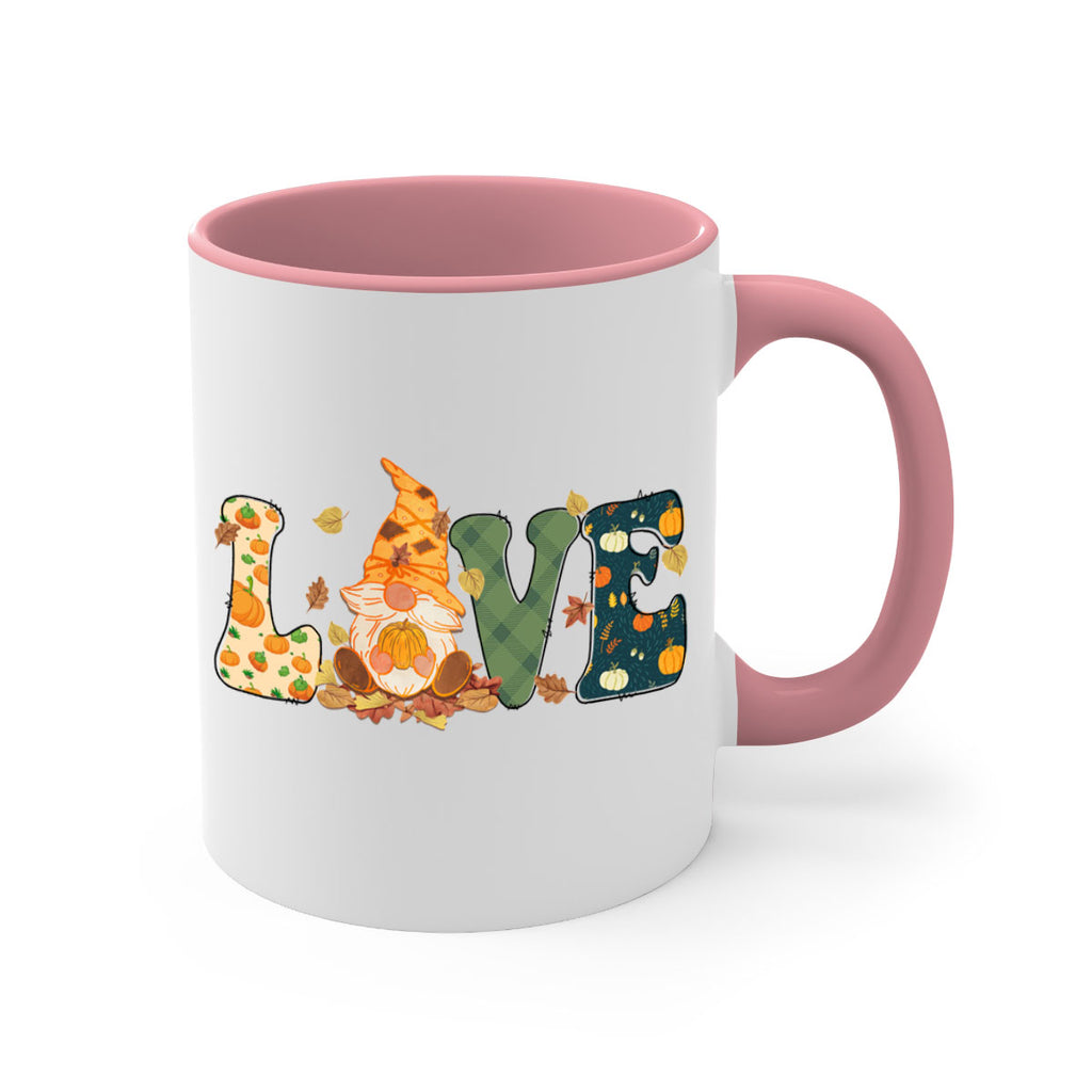 LOVEFallAutumnGnome 415#- fall-Mug / Coffee Cup