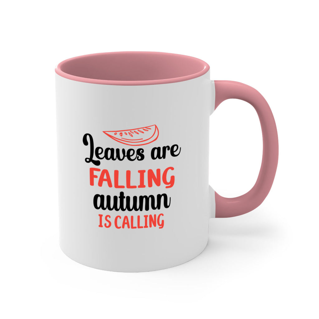 Leaves are falling autumn is calling 392#- fall-Mug / Coffee Cup
