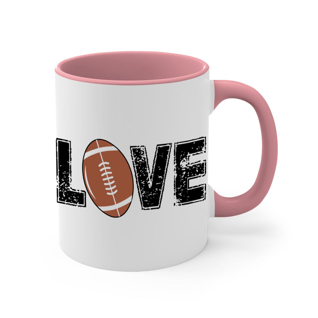 Love 739#- football-Mug / Coffee Cup