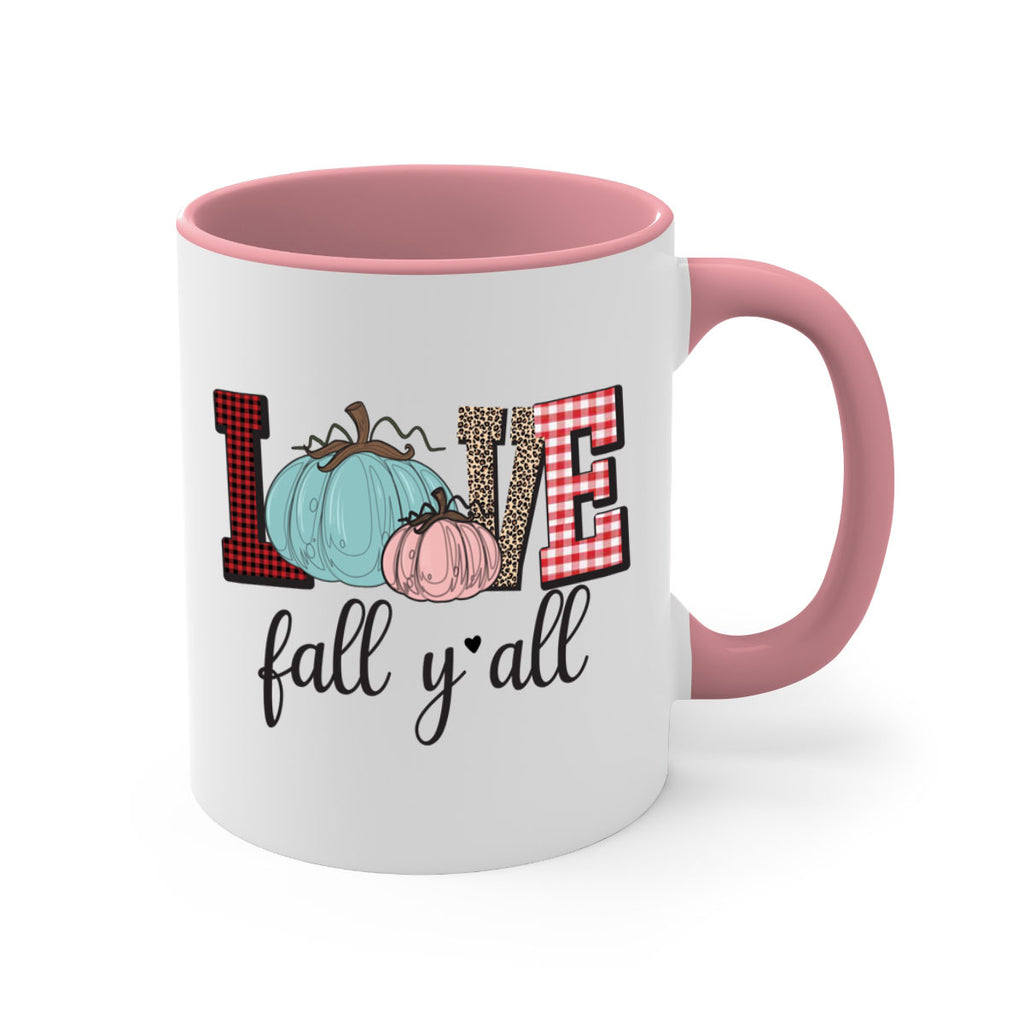 Love Fall Yall 409#- fall-Mug / Coffee Cup