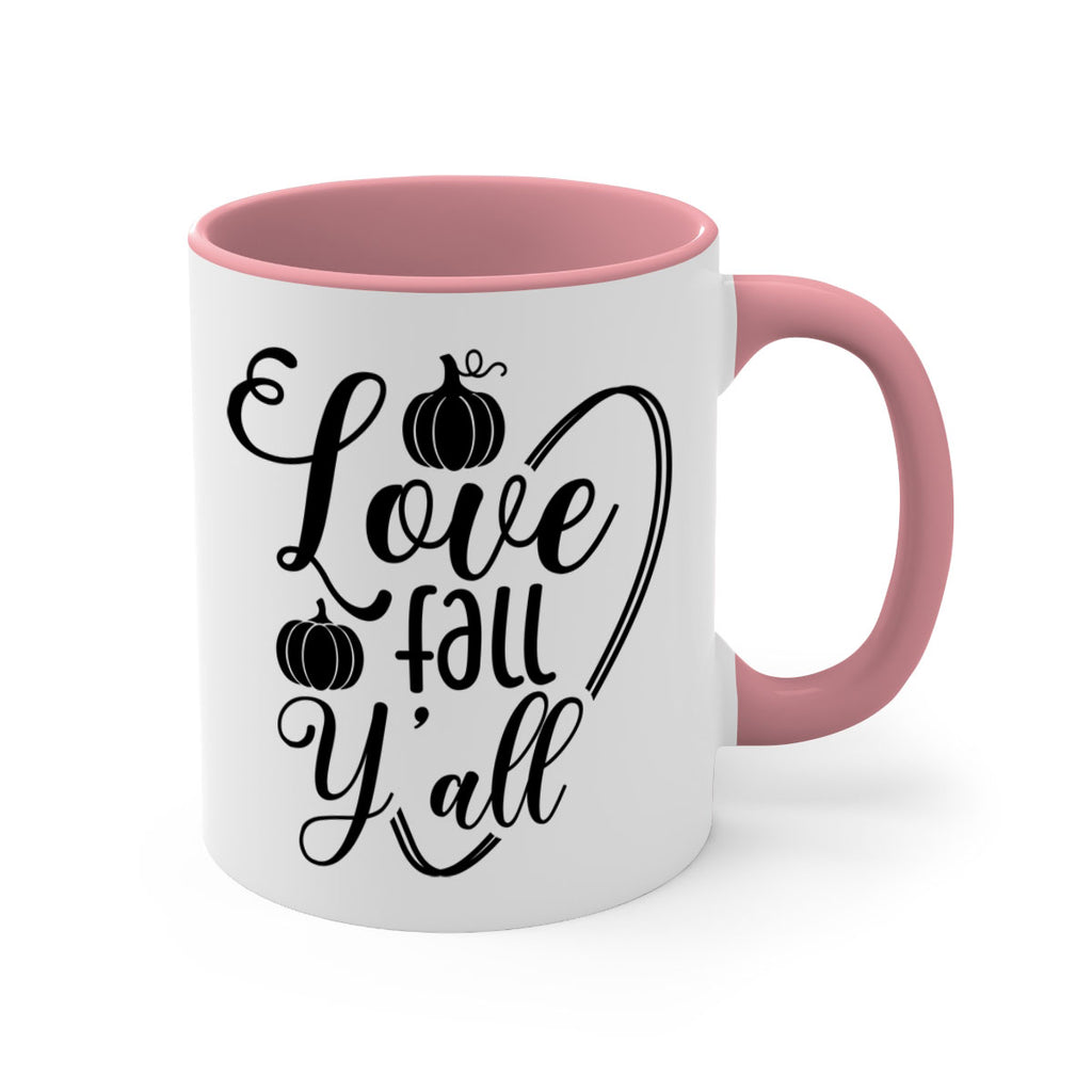 Love Fall Yall 412#- fall-Mug / Coffee Cup
