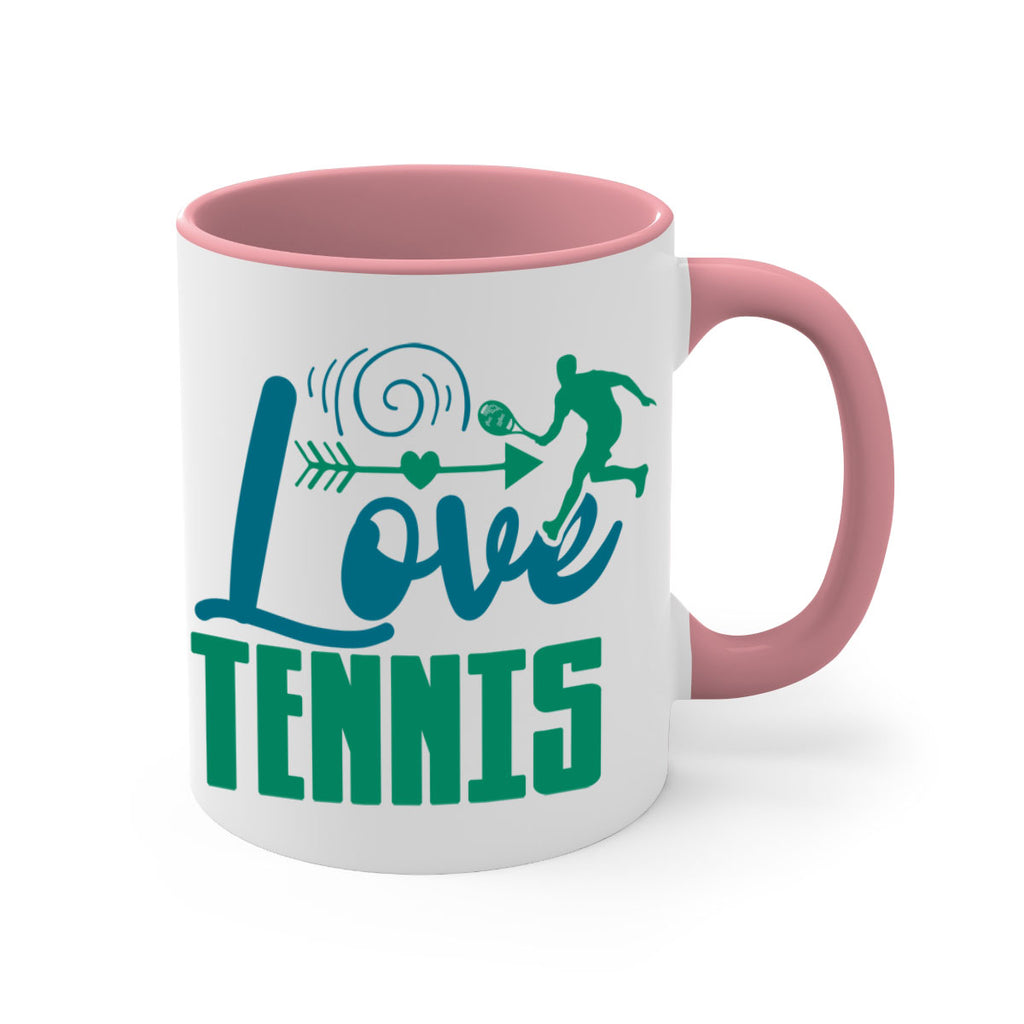 Love Tennis 729#- tennis-Mug / Coffee Cup