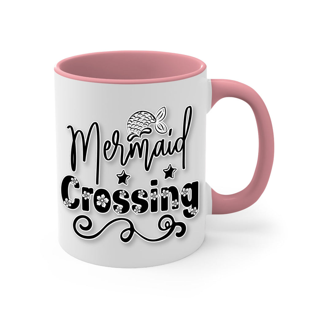 Mermaid Crossing 400#- mermaid-Mug / Coffee Cup