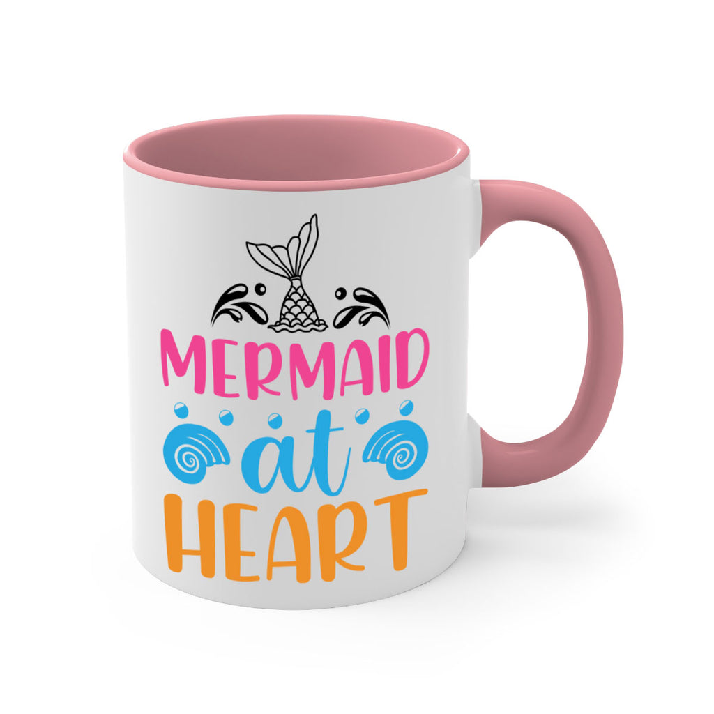 Mermaid at heart Design 396#- mermaid-Mug / Coffee Cup