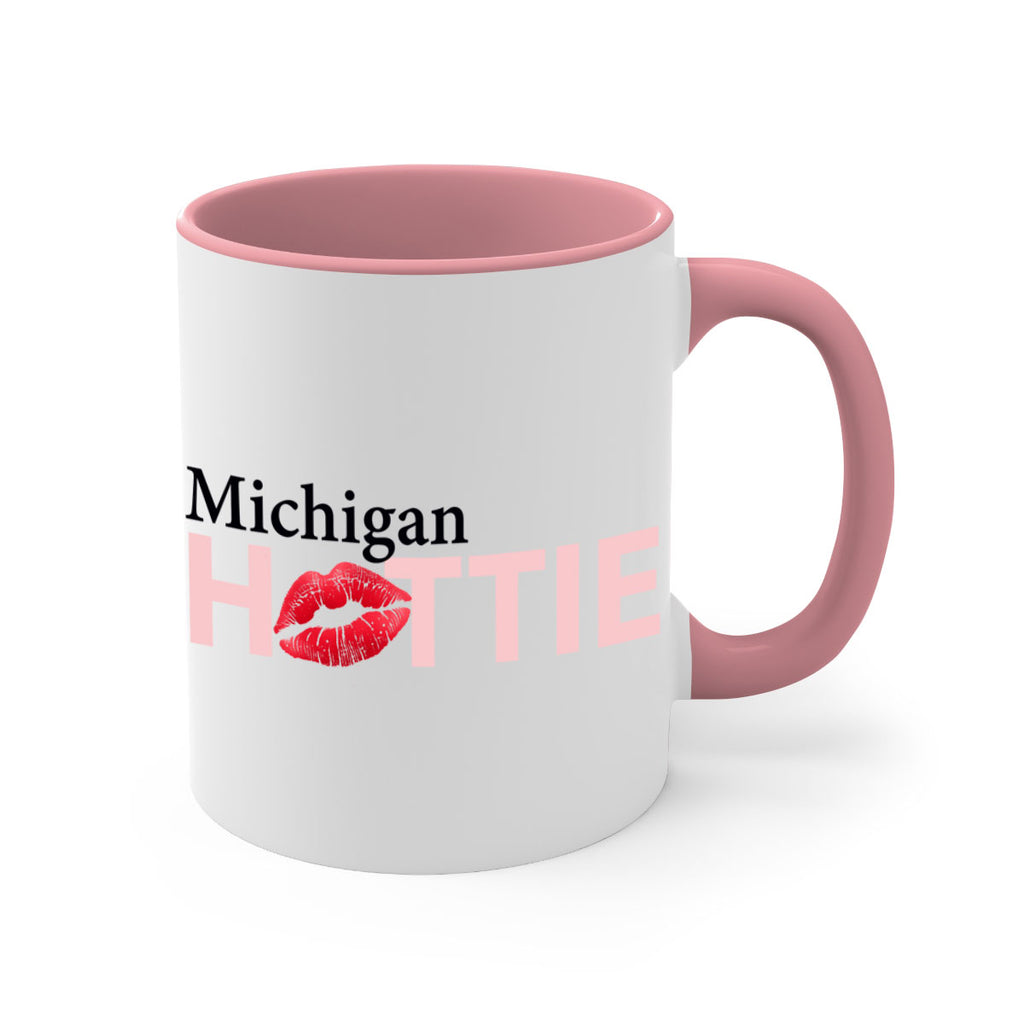 Michigan Hottie With Red Lips 22#- Hottie Collection-Mug / Coffee Cup