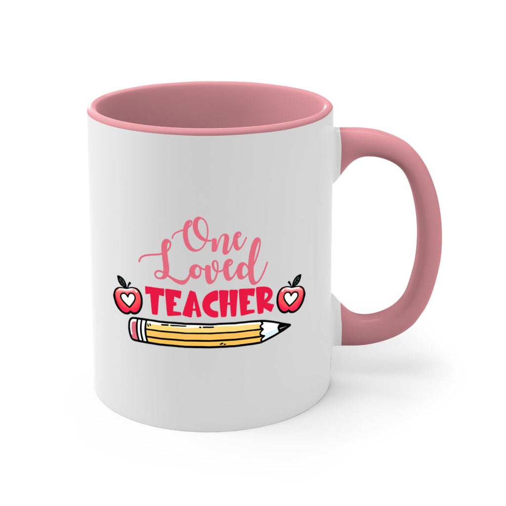 One Loved Teacher Valentine 8#- teacher-Mug / Coffee Cup