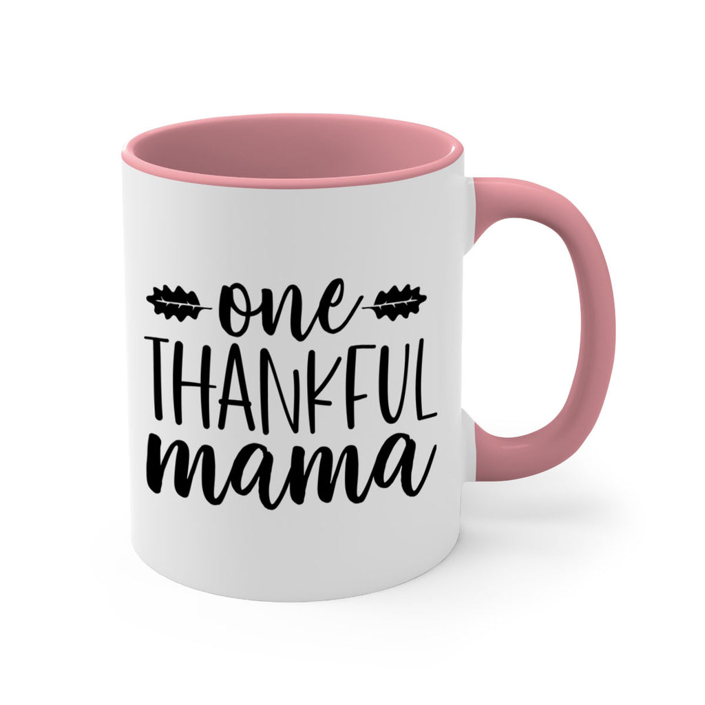 One Thankful Mama 464#- fall-Mug / Coffee Cup