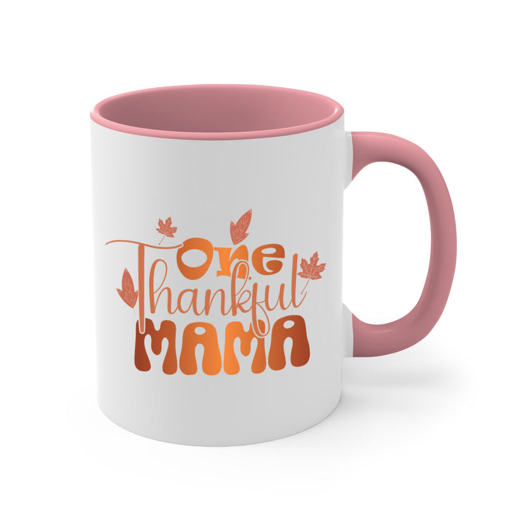 One Thankful Mama 465#- fall-Mug / Coffee Cup