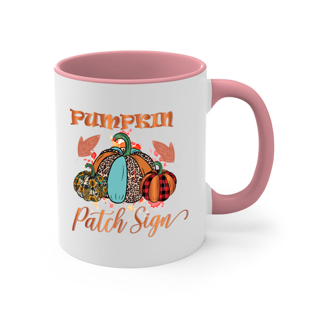 Pumpkin Patch Sign 530#- fall-Mug / Coffee Cup