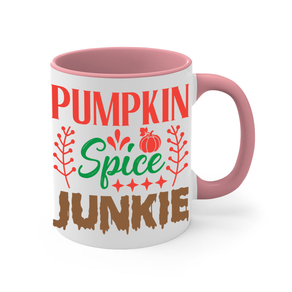 Pumpkin Spice Junkie 547#- fall-Mug / Coffee Cup