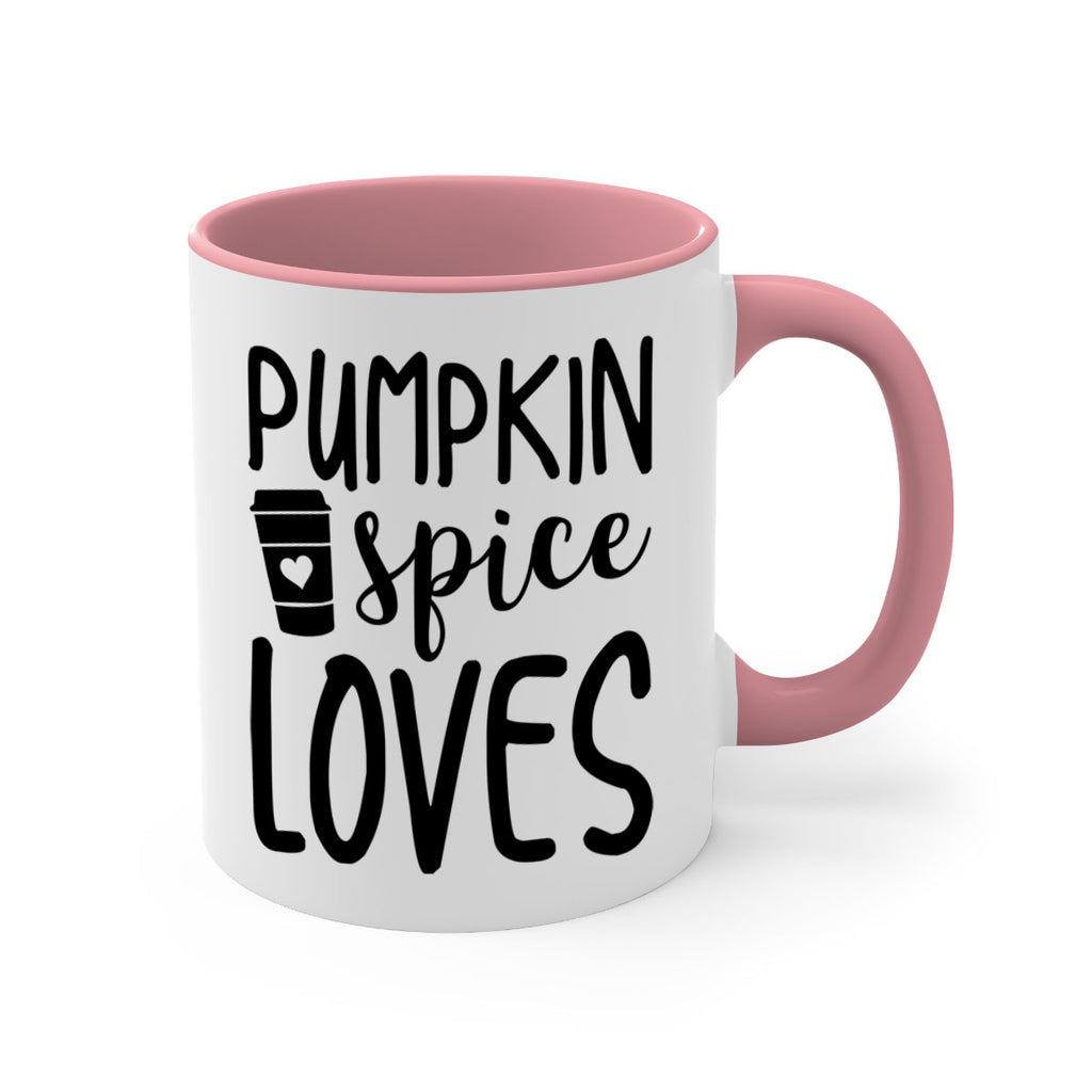 Pumpkin Spice Loves 555#- fall-Mug / Coffee Cup