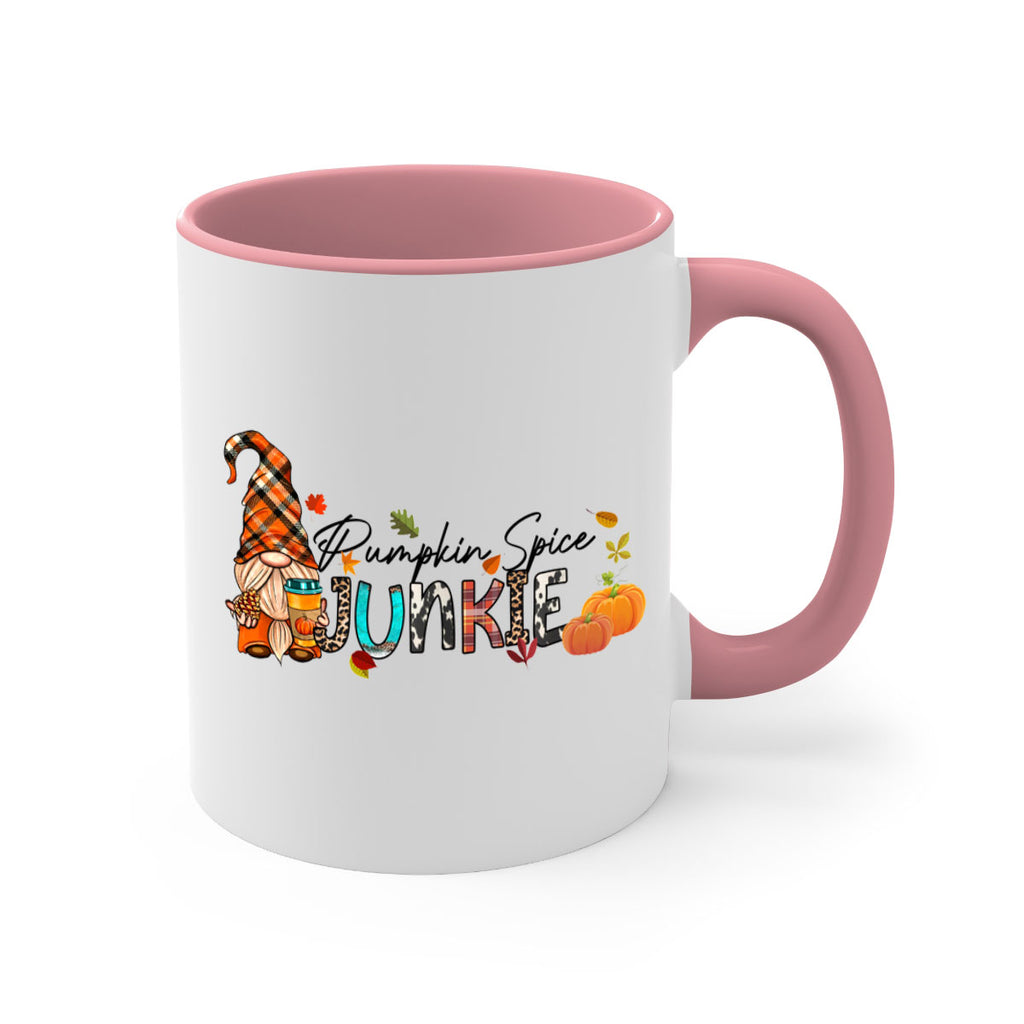 PumpkinSpiceJunkieFallGnome 567#- fall-Mug / Coffee Cup