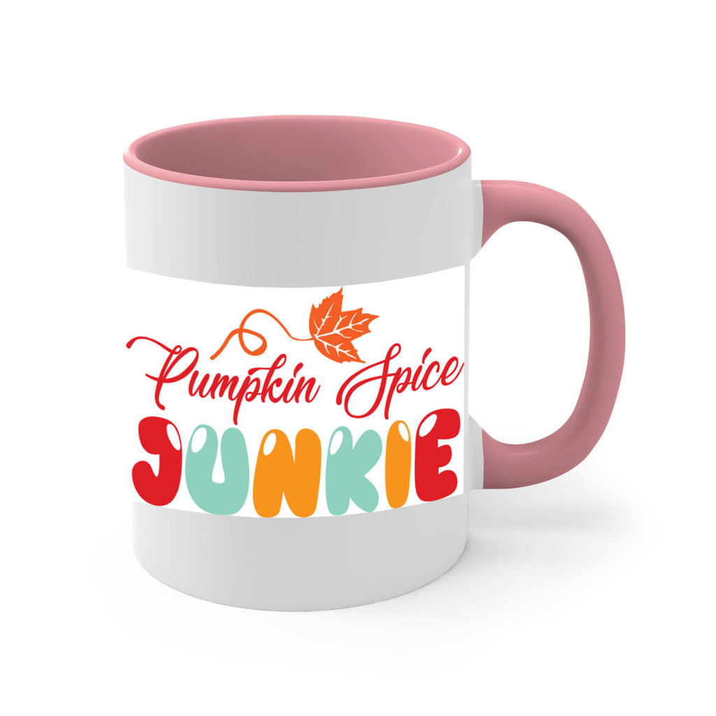 PumpkinSpiceJunkiedesign 569#- fall-Mug / Coffee Cup
