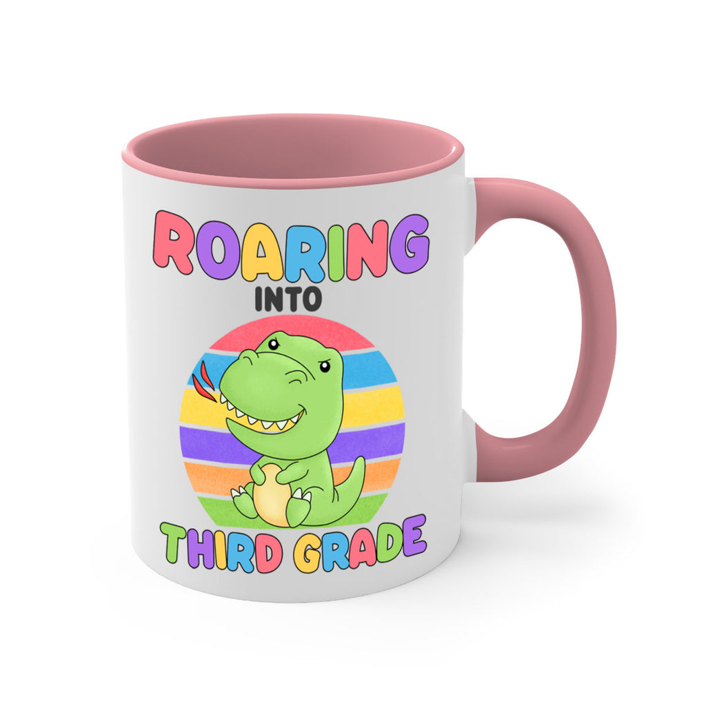 Roaring to 3rd Grade Trex 23#- Third Grade-Mug / Coffee Cup