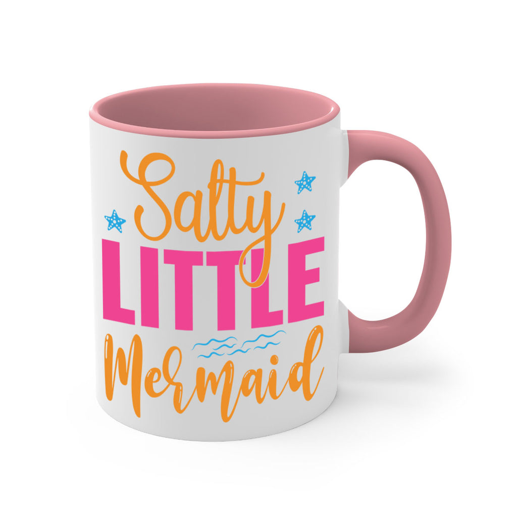 Salty Little Mermaid Design 574#- mermaid-Mug / Coffee Cup