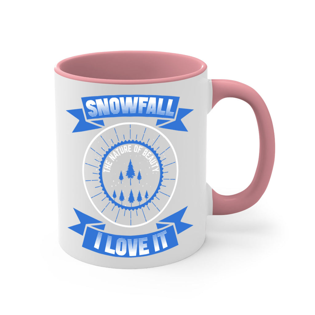 Snowfall Winter 373#- winter-Mug / Coffee Cup