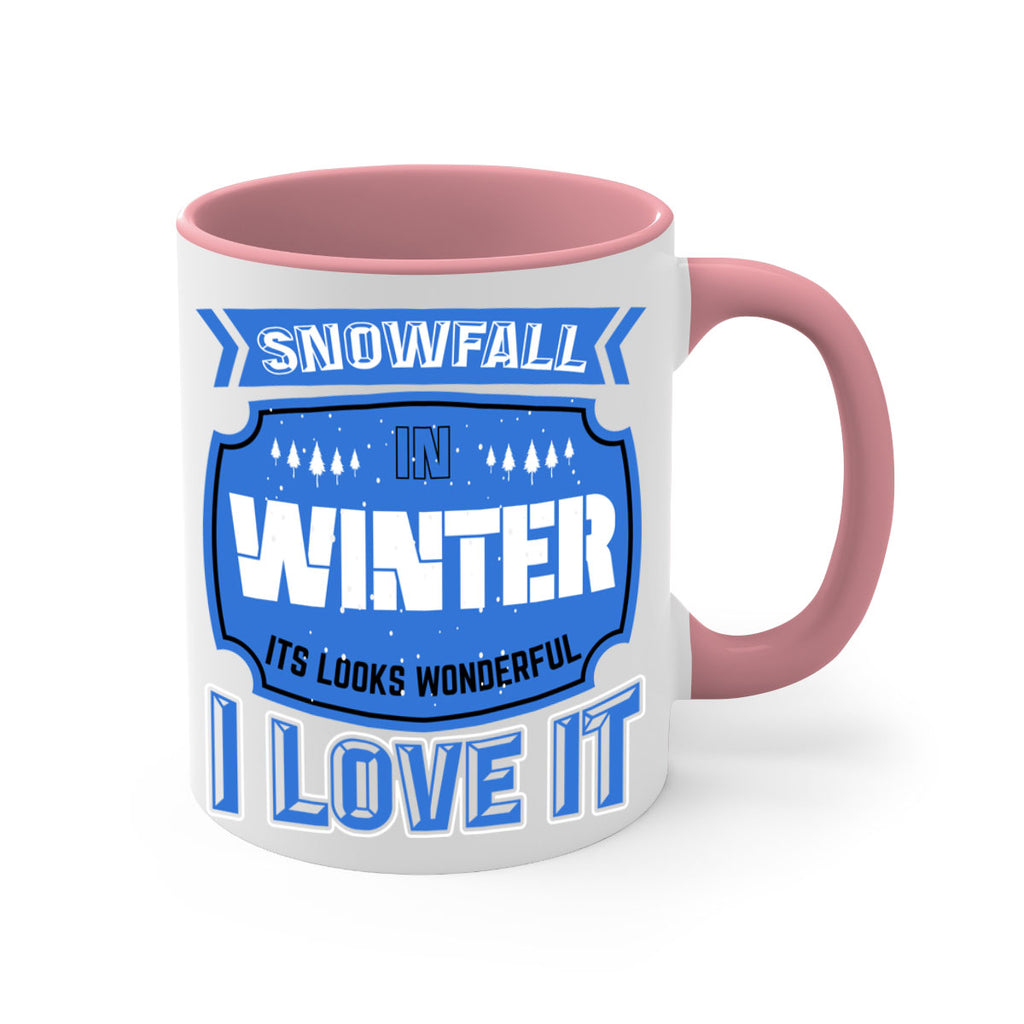 Snowfall in Winter 372#- winter-Mug / Coffee Cup