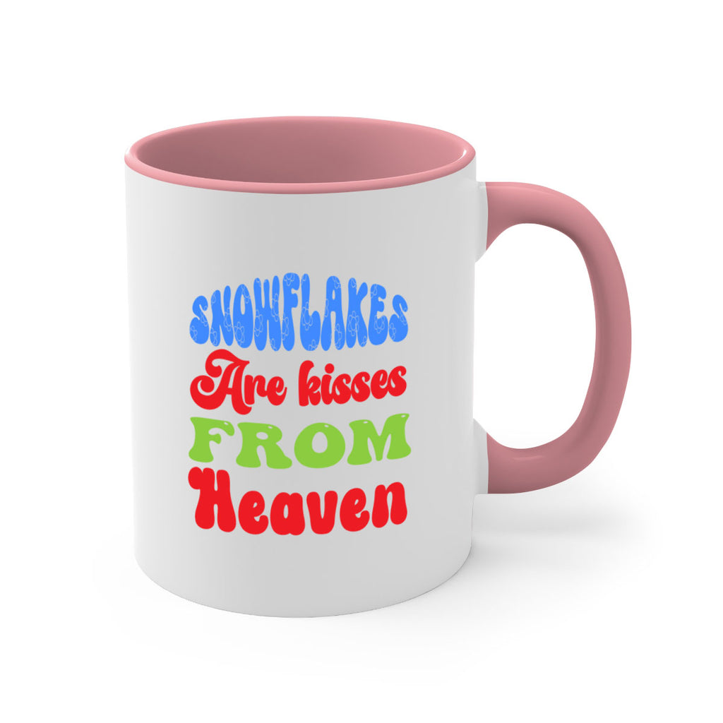 Snowflakes are kisses from heaven 377#- winter-Mug / Coffee Cup