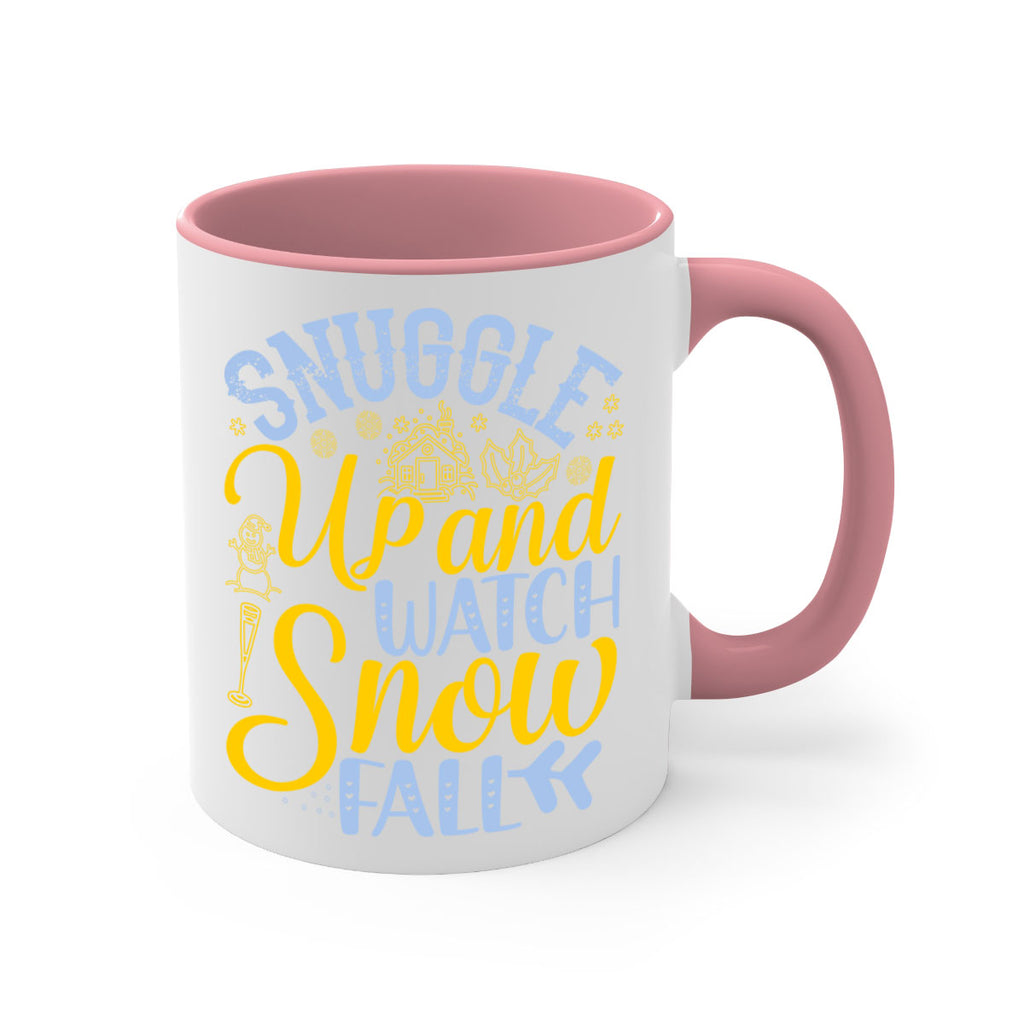 Snuggle up and watch snow fall385#- winter-Mug / Coffee Cup