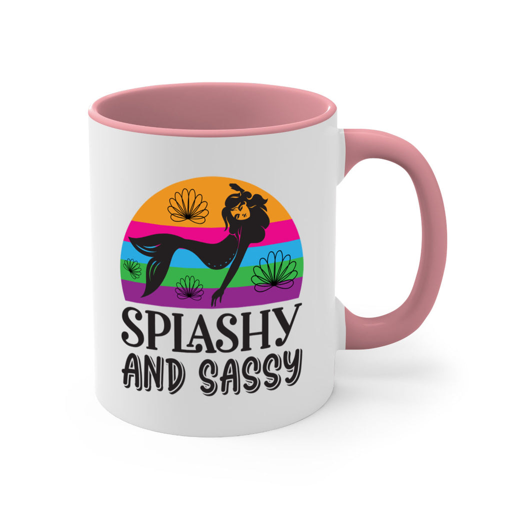 Splashy and sassy 623#- mermaid-Mug / Coffee Cup