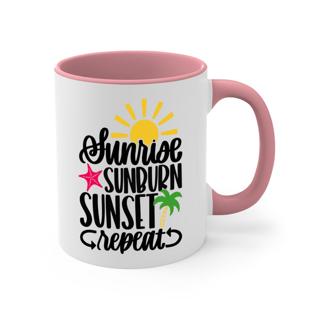 Sunrise Sunburn Sunset Repeat Style 16#- Summer-Mug / Coffee Cup