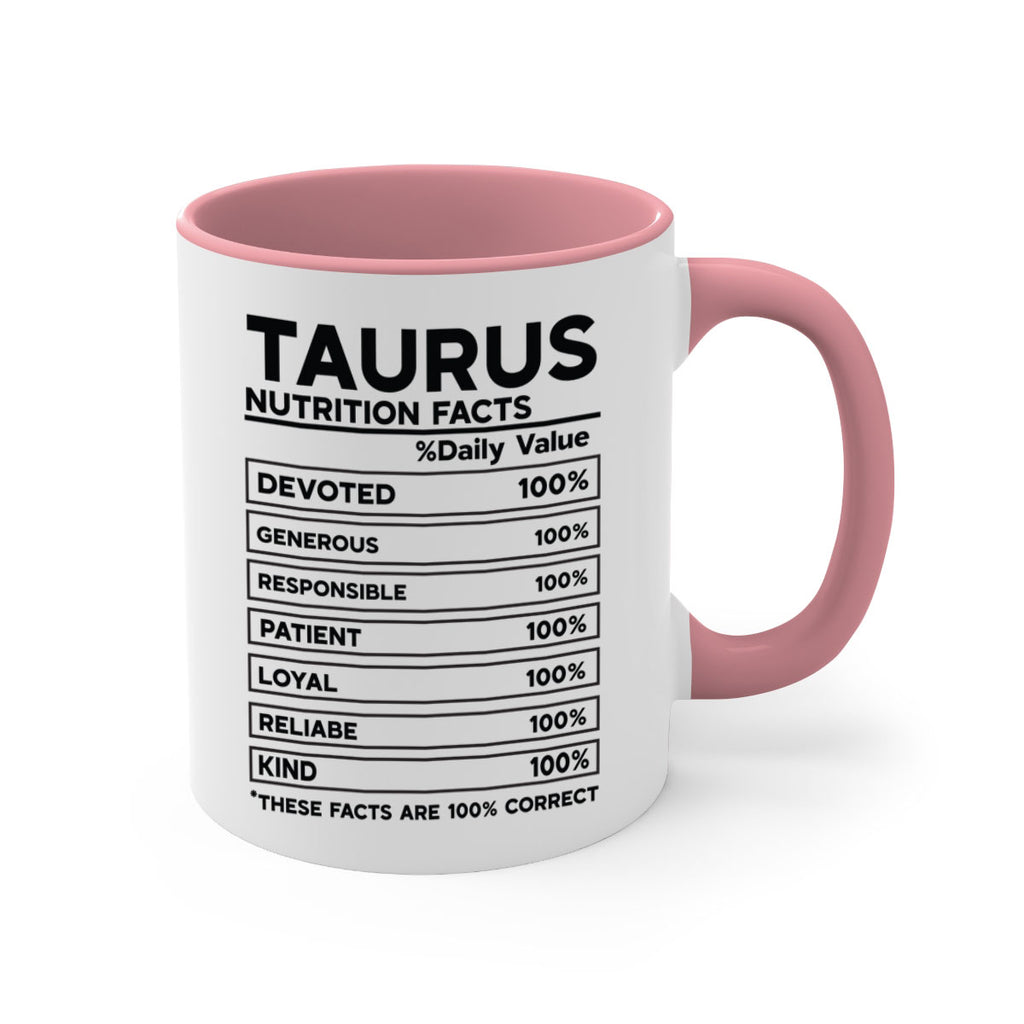 Taurus Nutrition Facts 490#- zodiac-Mug / Coffee Cup