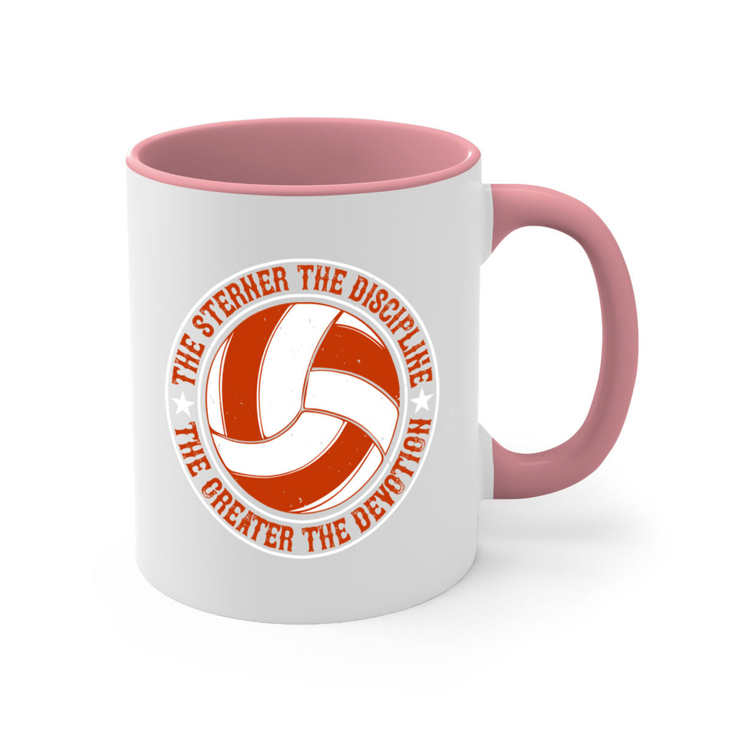 The sterner the discipline the greater the devotion Style 176#- volleyball-Mug / Coffee Cup
