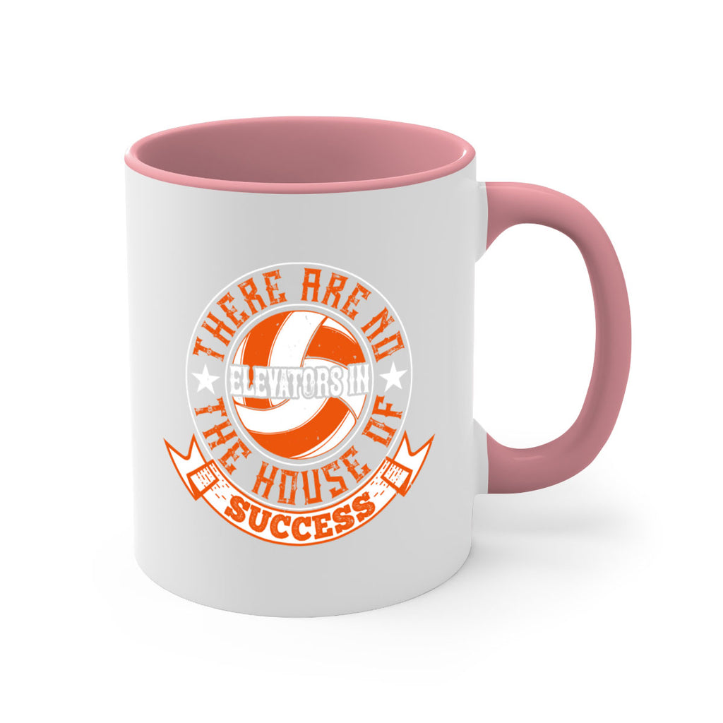 There are no elevators in the house of success Style 165#- volleyball-Mug / Coffee Cup