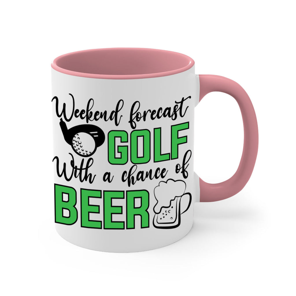 Weekend forecast With a chance of beer 109#- golf-Mug / Coffee Cup